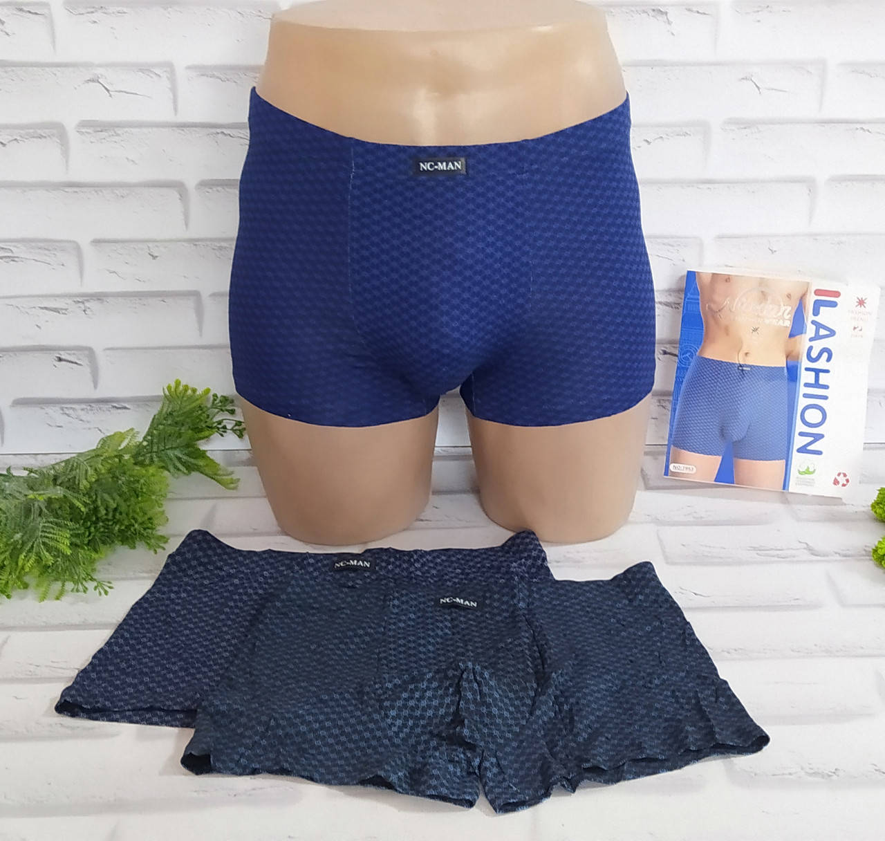 

Трусы мужские боксеры 2XL (50-52) хлопок NC-MAN (7953), Разные цвета