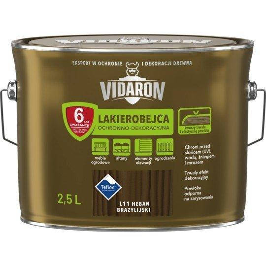 

VIDARON лакобейц L11 чорне браз.дерево 2,5л PL