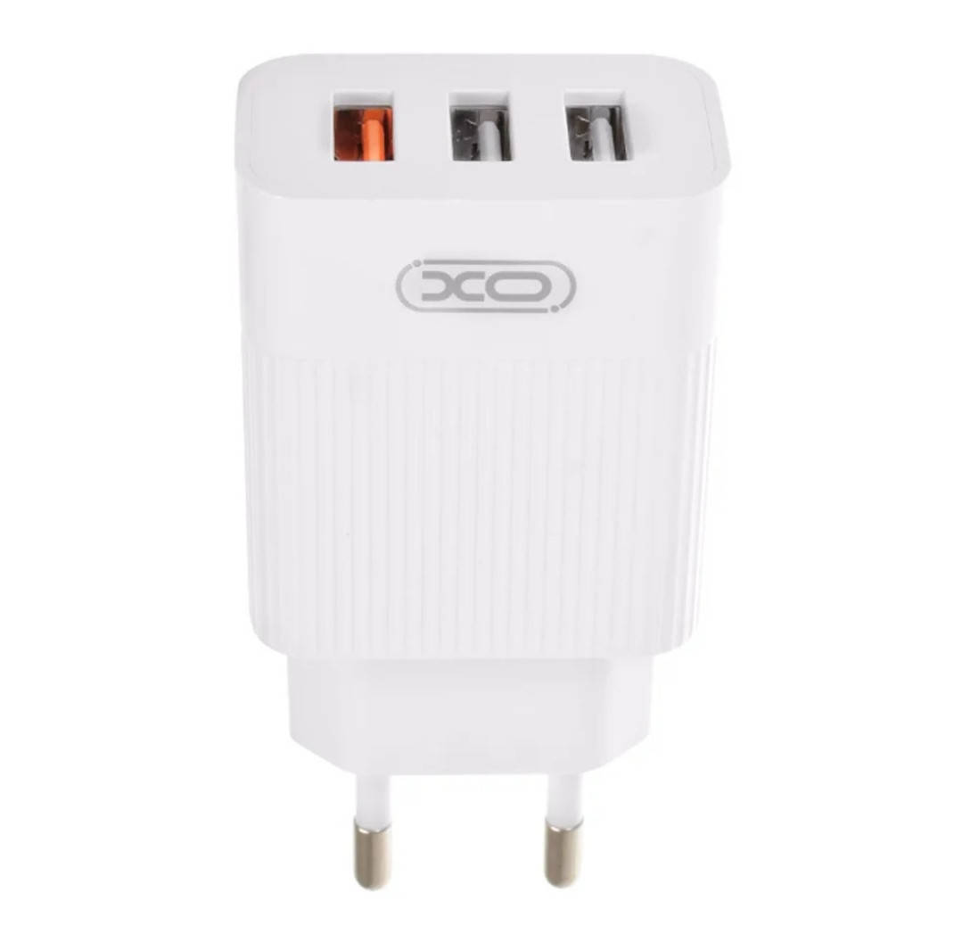 

Оригинальный блок питания XO-L72 3 USB Быстрая зарядка Quick Charge 3.0 Белый