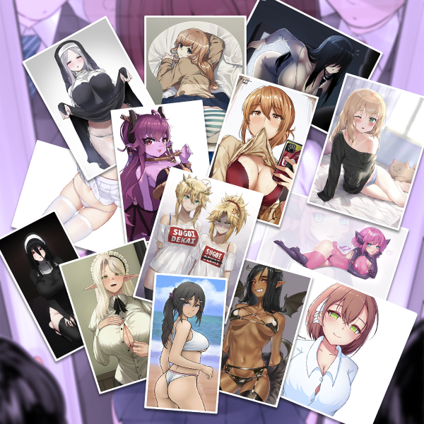 

Anime set №2 Набор стикеров 14шт