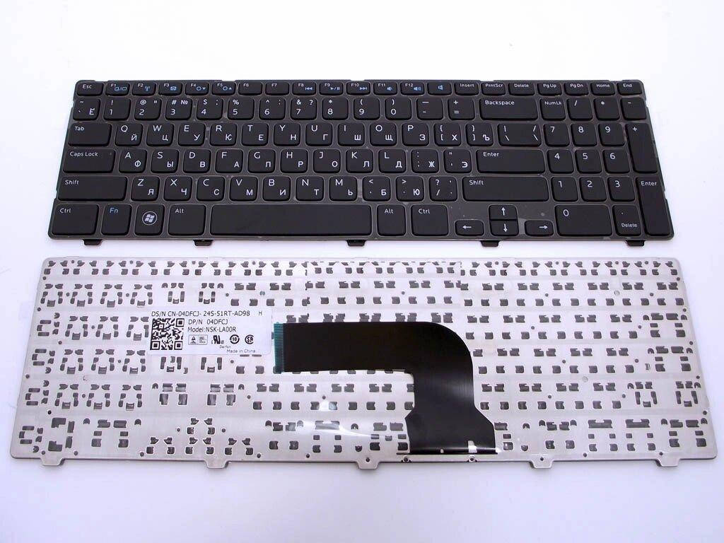 

Клавиатура для Dell Inspiron 15 3521, 15V, 15R 5521, 1316, 3537 ( RU Black с рамкой глянцевая)., Черный