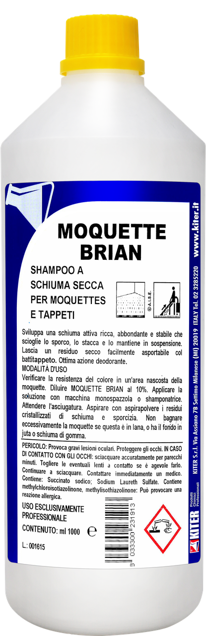 

Шампунь для ковров с сухой пеной Kiter Moquette Briane, 1 л