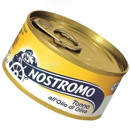 

Тунец в масле Olio di oliva Nostromo 80г. (Италия)