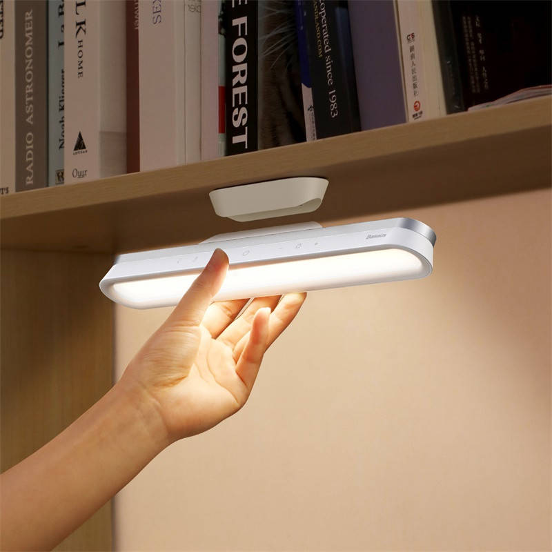 

Універсальна лампа Baseus Magnetic Stepless Dimming Charging Desk Lamp Pro | 5W, 1800mAh, 24h | (DGXC-02), Белый