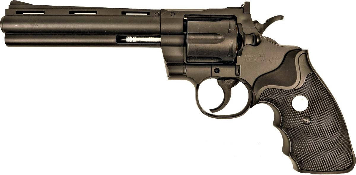 

Револьвер страйкбольный Смит-Вессон металл черный (G36)