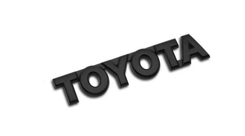 

Эмблема надпись багажника Toyota чёрная
