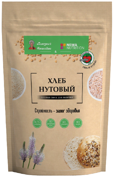 

Смесь для выпечки NEWA Nutrition Хлеб Нутовый (300 грамм)