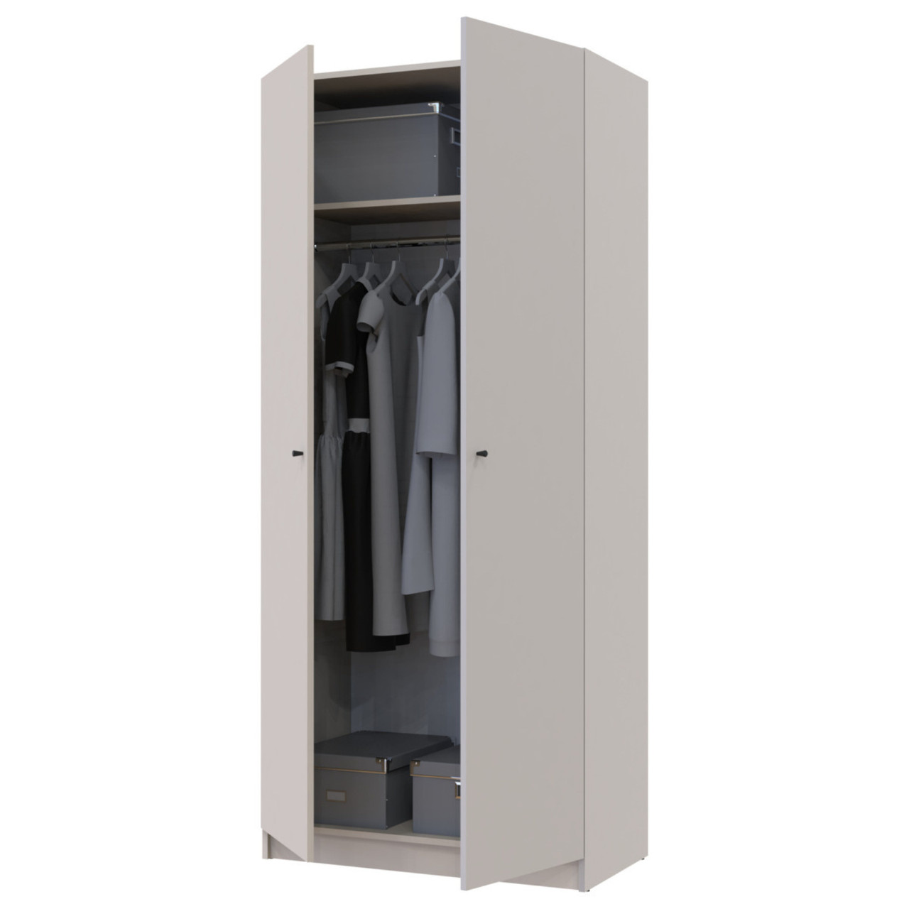 Шафа для одягу Doros Промо Кашемір 2 ДСП 90х48х204 (80737668) 7