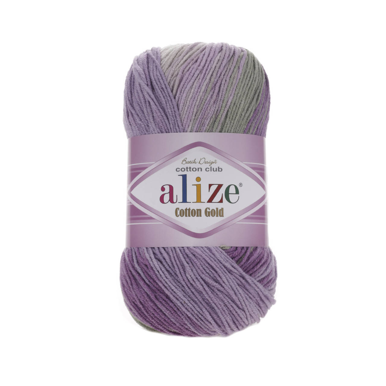 

Пряжа Alize Cotton Gold Batik 4149 серо-сиреневый