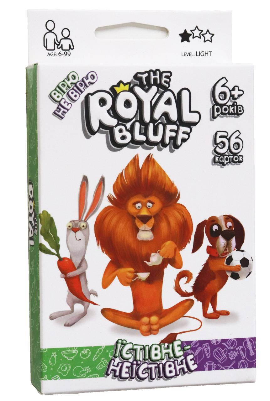 

Карточная игра «The ROYAL BLUFF Съедобное-несъедобное», Danko Toys, RBL-02-01U