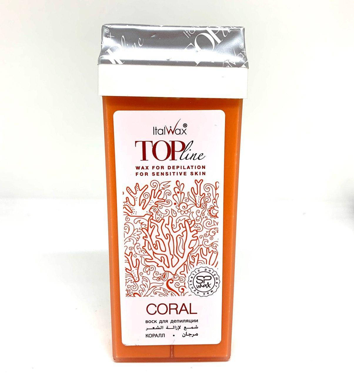 

Теплый Воск для депиляции в картридже Коралл Italwax TOP 100 мл
