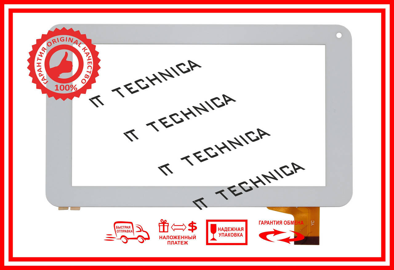 

Тачскрін 186x111mm 30pin GT70PW86V БІЛИЙ