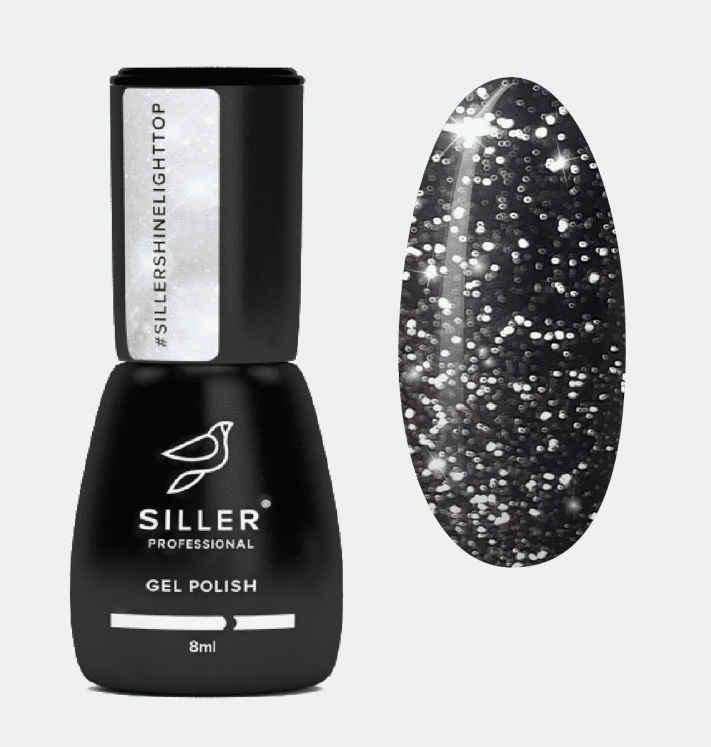 

Siller Shine Light Top — светоотражающий топ без липкого слоя, 8мл