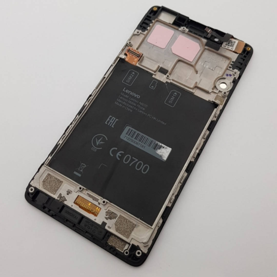 

Дисплей Lenovo A6010 модуль черный Сервисный оригинал с разборки