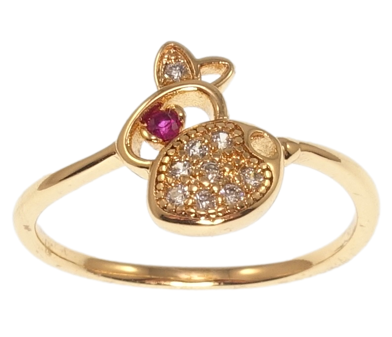 

Кольцо Xuping Позолота 18K "Кролик" р.18,18.5,19.5
