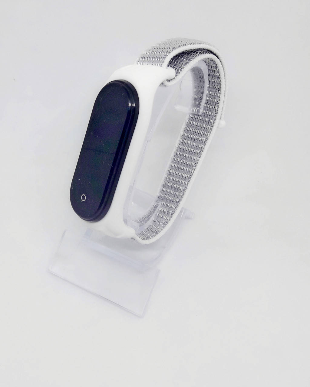 

Ремешок для фитнес браслета MiBand 3/4 нейлон ми бенд 3/4 серый