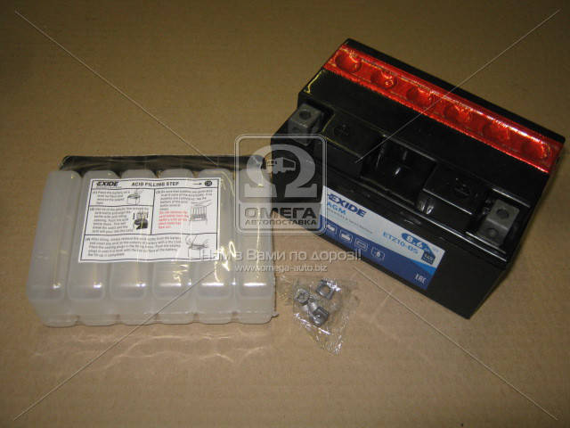 

Аккумулятор 8,6Ah-12v Exide AGM (ETZ10-BS) (150х87х93) L, EN145