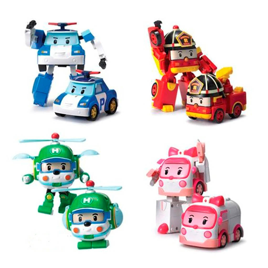 

Трансформеры Robocar Poli (Робокар Поли) комплект 4 шт