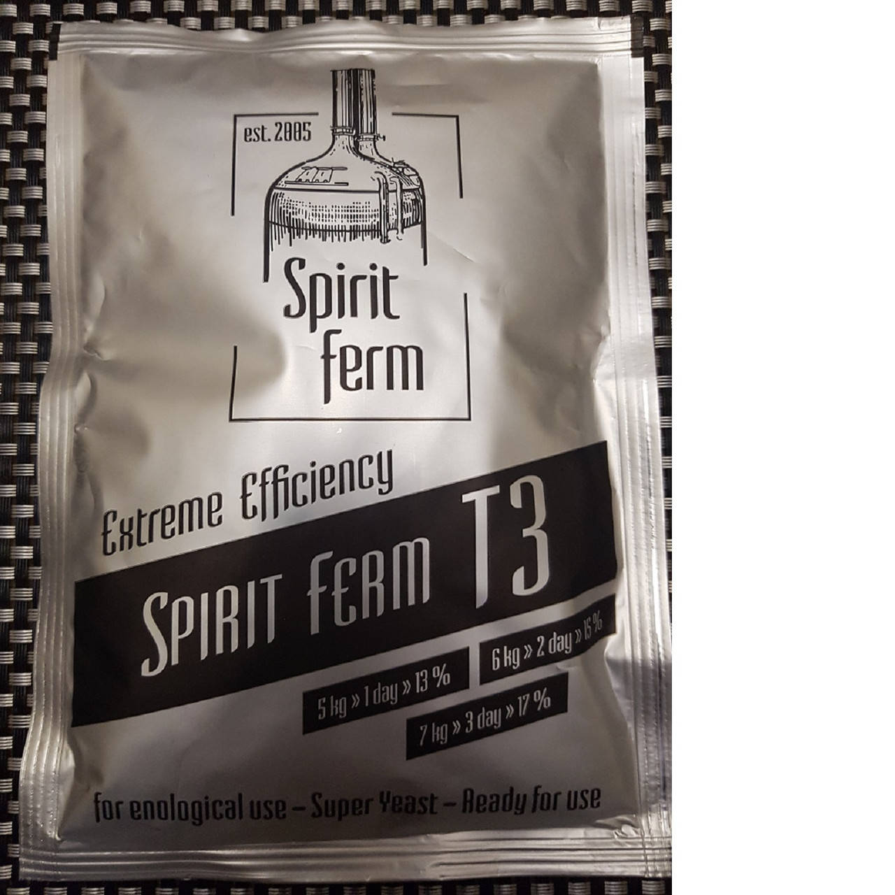 

Турбо дрожжи SpiritFerm TURBO T3(125g)