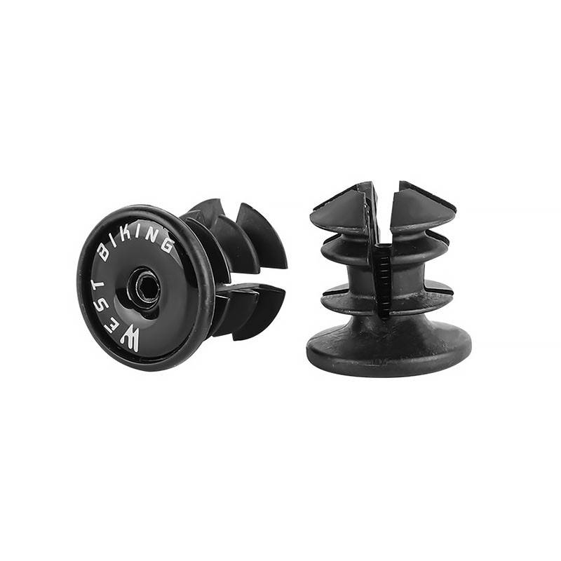 

Заглушки West Biking YP0804056 Black в руль велосипеда