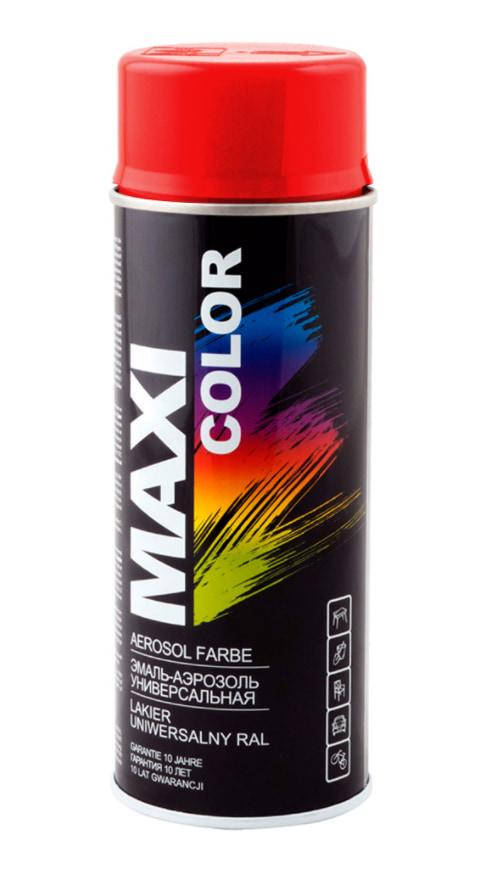 

Краска Maxi Color аэрозольная универсальная cигнально-красная 400 мл (MX3001), Красный