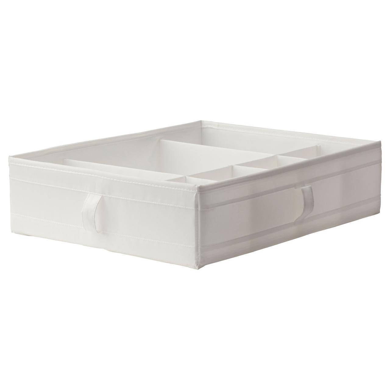 

IKEA SKUBB (101.855.93) Коробка с перегородками, белая, Белый
