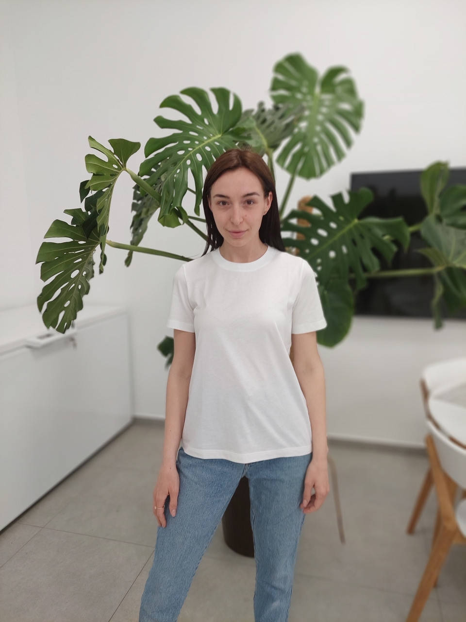 

Женская футболка белая XL, Белый