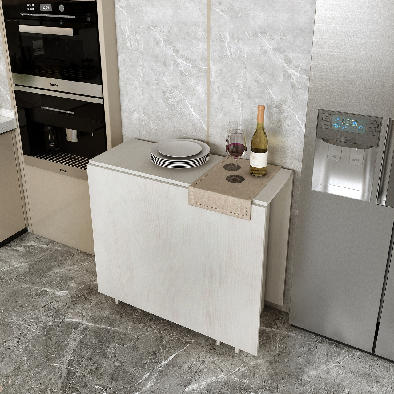 Столовий стіл Doros Торонто Біле дерево 180х89х80 (41510094) 3