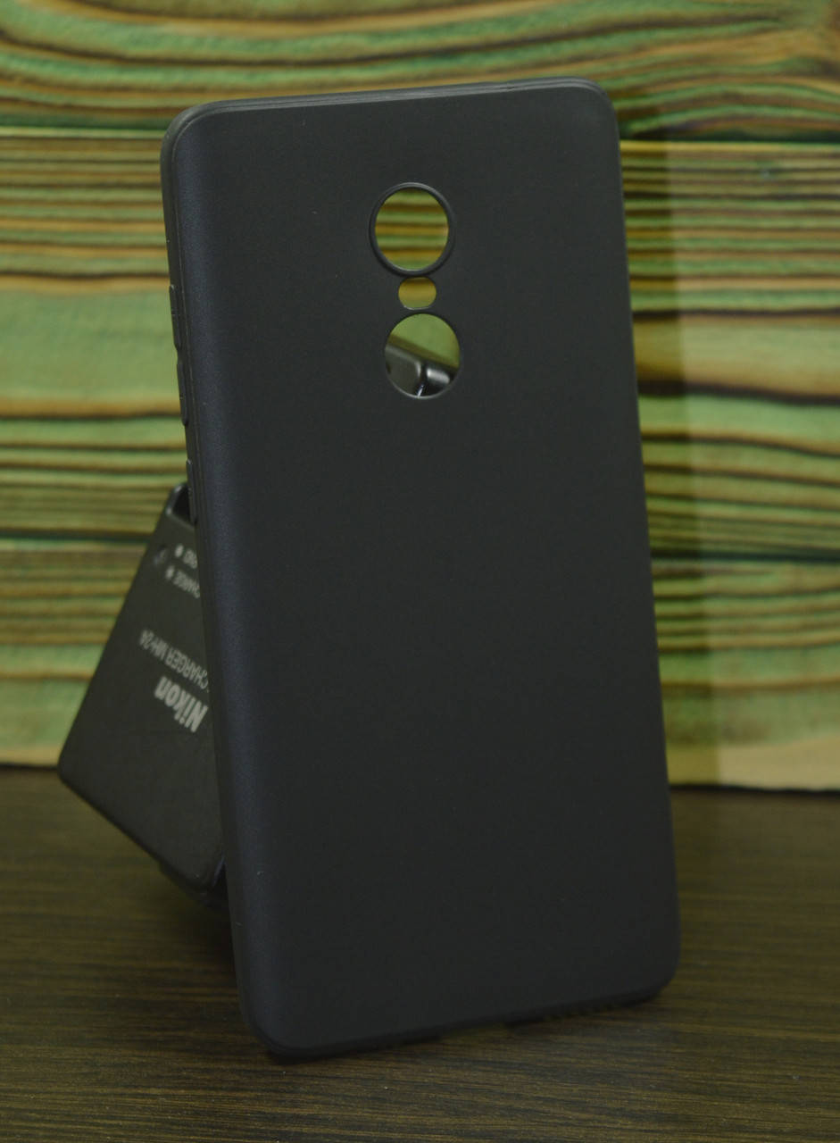 

Защитный чехол для Xiaomi Redmi Note 4 (Mediatek Helio x20) черный