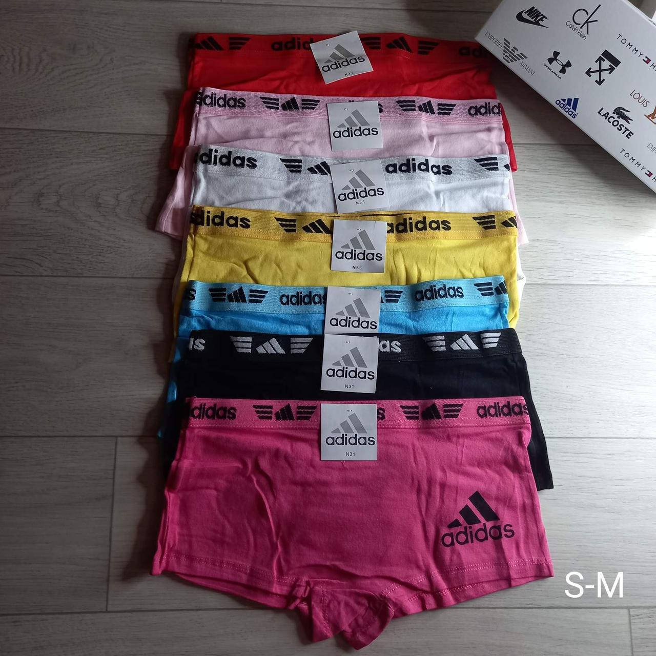 

Женские трусы-шортики в стиле Адидас Молодежные трусики шортики Adidas S-M