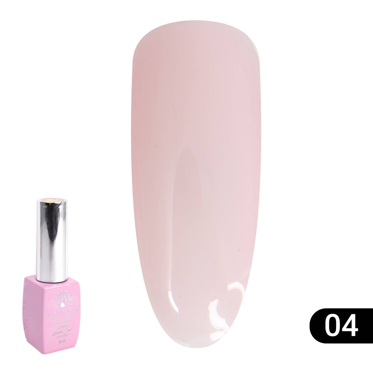 

Каучуковая цветная база Global Fashion Color French Base 04