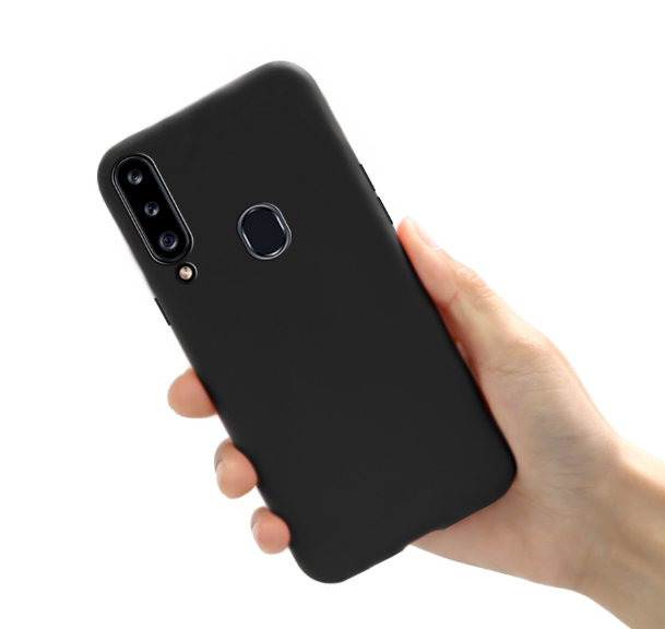 

Чехол для Samsung Galaxy А20S А207 силиконовый черный (Самсунг А20S)