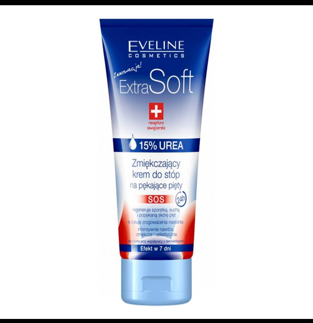 

Крем для потрескавшихся пяток "Смягчающий" Eveline Cosmetics Extra Soft SOS