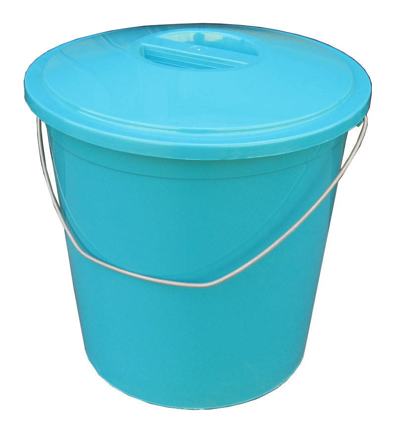 

Ведро пластиковое пищевое 24 литра с крышкой "ПолимерАгро", Разные цвета