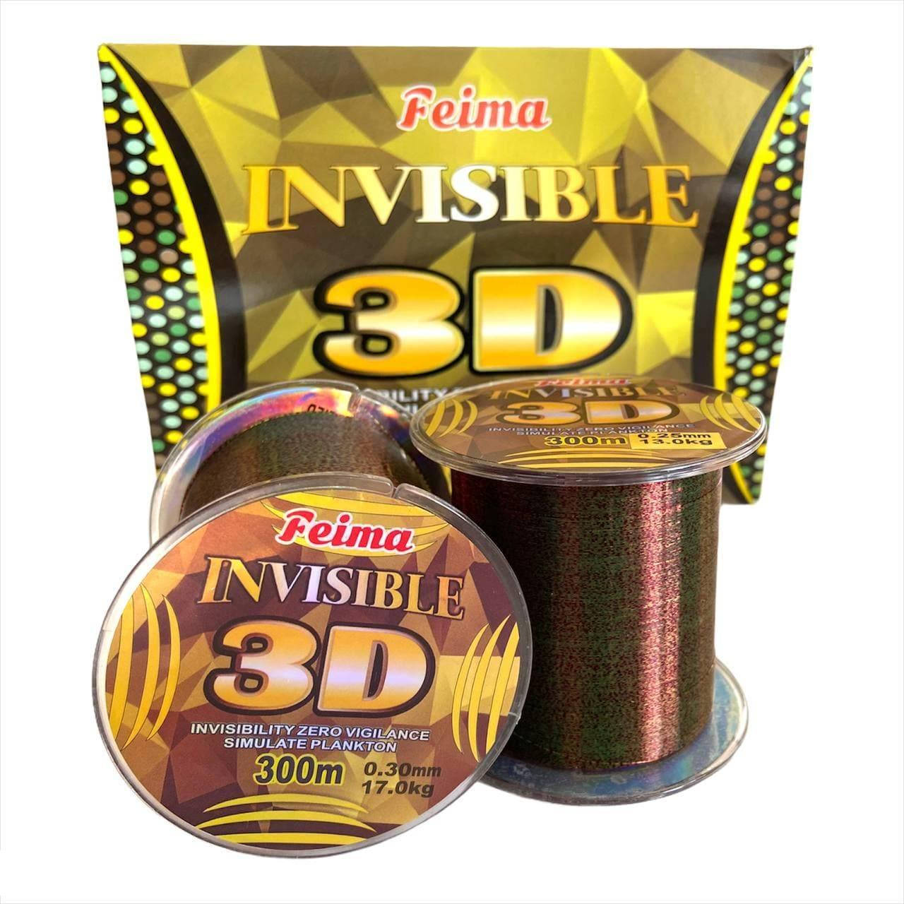 

Леска 3D 300м 0.35мм Feima Invisible 22кг