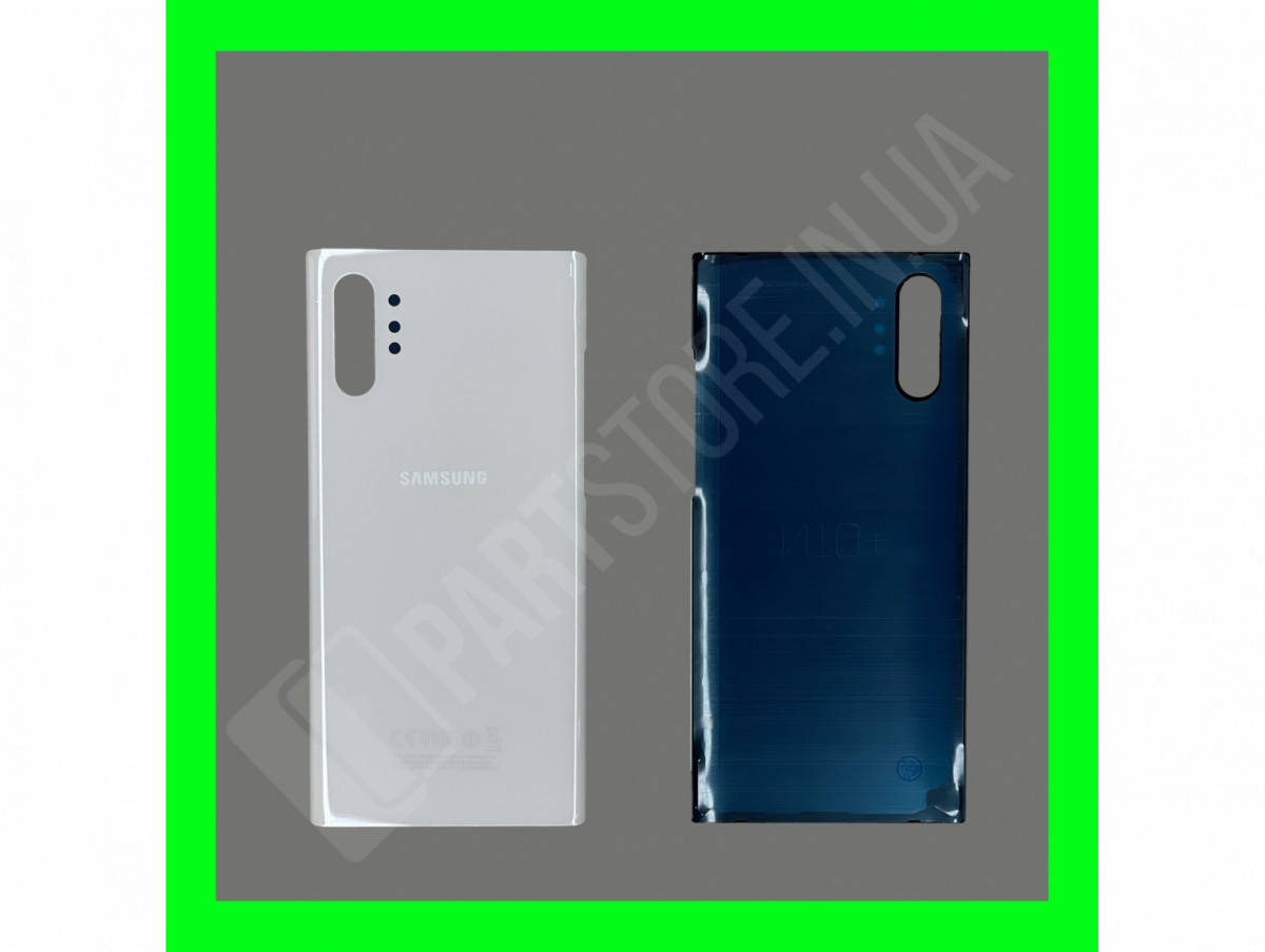 

Крышка Samsung Note 10+ N975 White оригинал, Белый