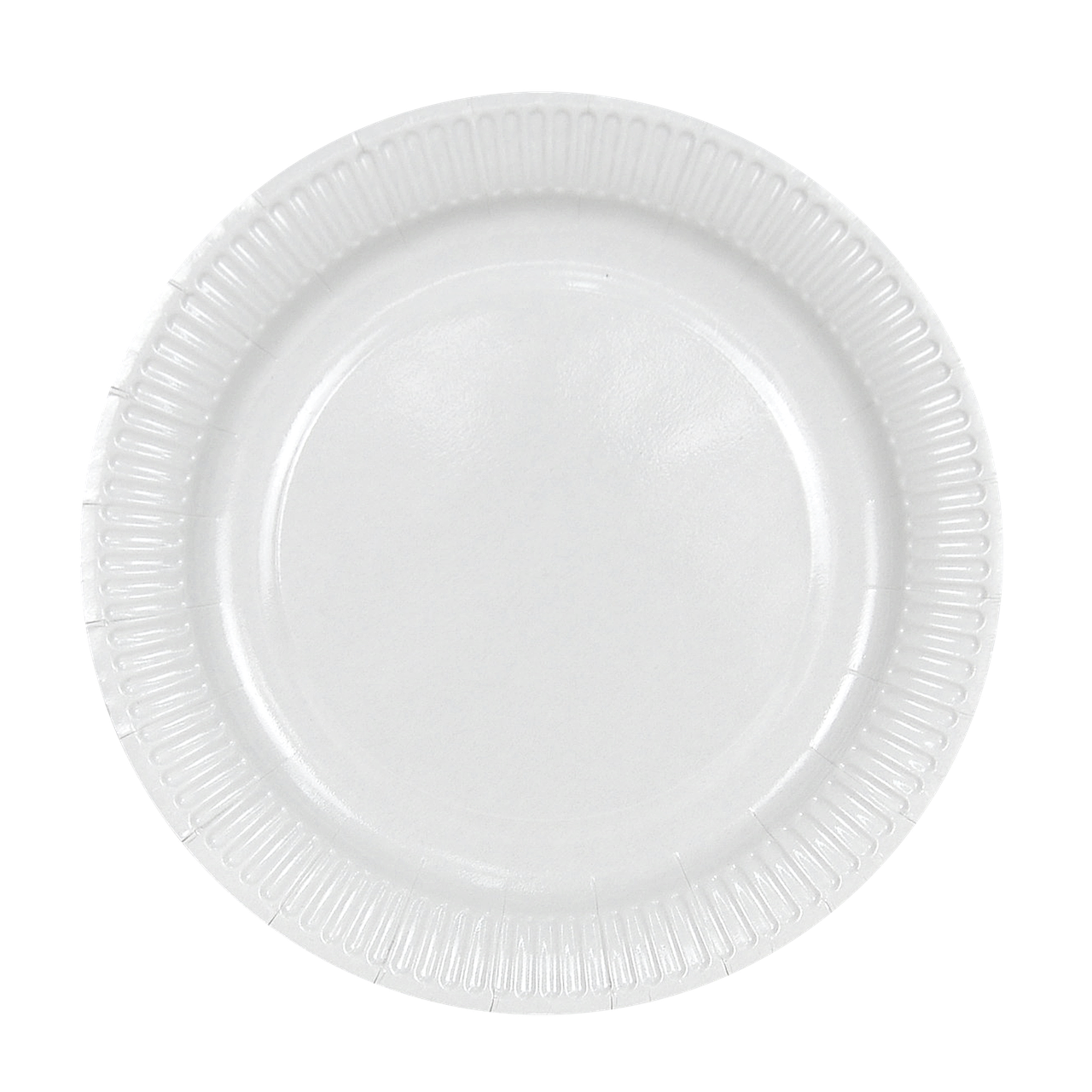 

Тарелка картонная ХТ23 белая, Белый