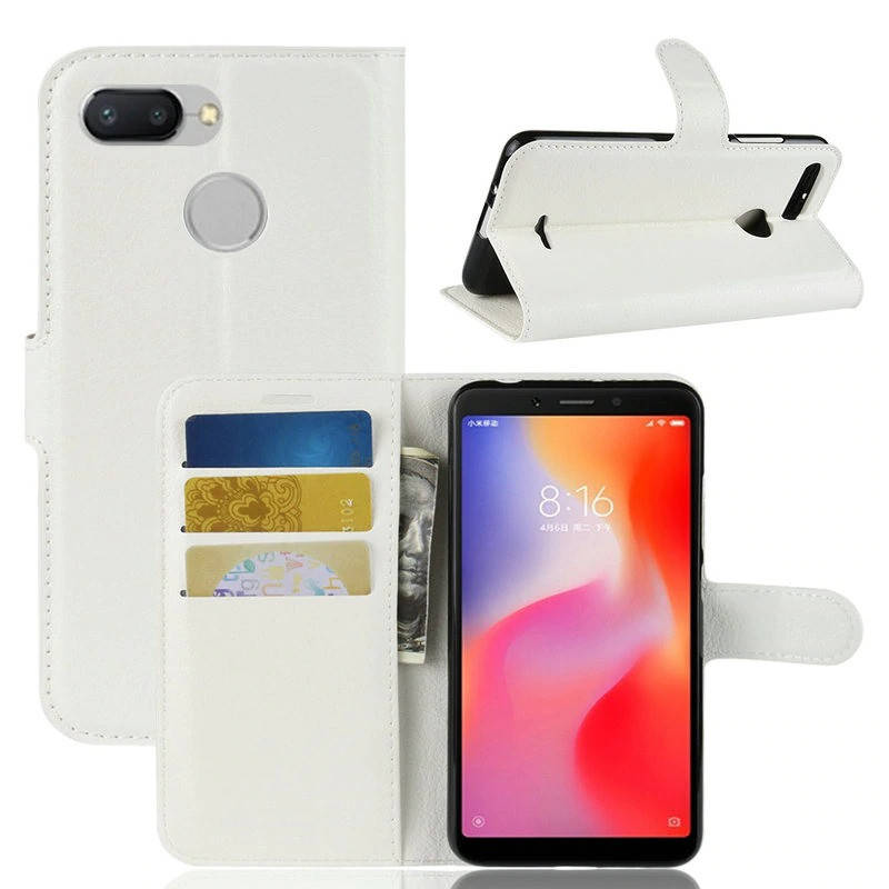 

Чехол-книжка Litchie Wallet для Xiaomi Redmi 6 Белый