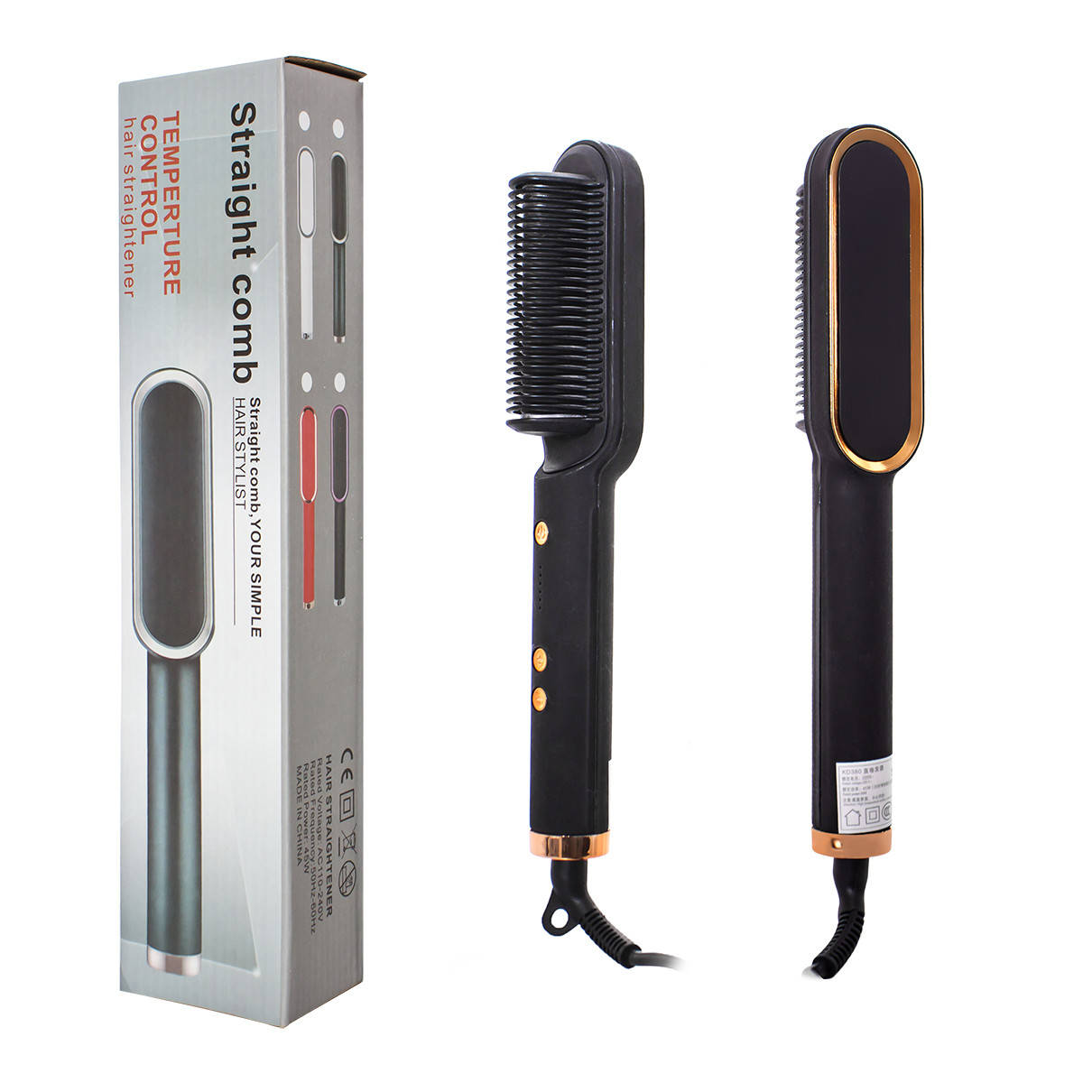 

Расческа выпрямитель Fast Hair Straightener HQT-909B