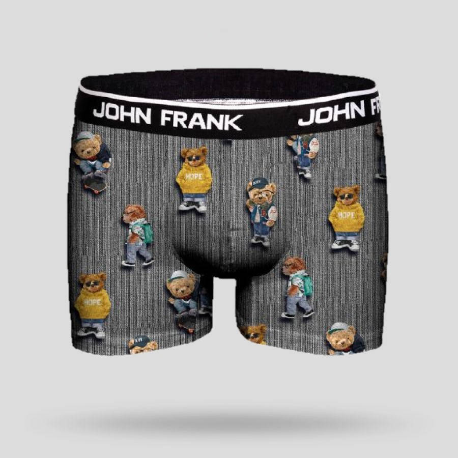 

Трусы мужские John Frank серые JFBD325 M, Серый