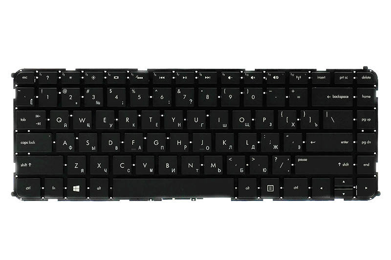 

Клавиатура для ноутбука HP Envy 4-1000, 4t-1000, 6-1000 черный, без фрейма