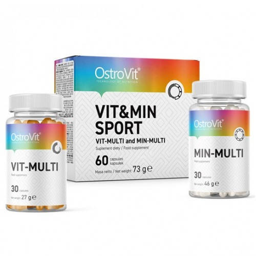 

Витамины OstroVit VIT&MIN Sport 2 pack (60 капсул.)