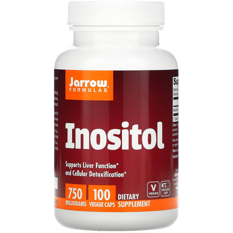 

Инозитол (витамин B8) Jarrow Formulas "Inositol" 750 мг (100 капсул)