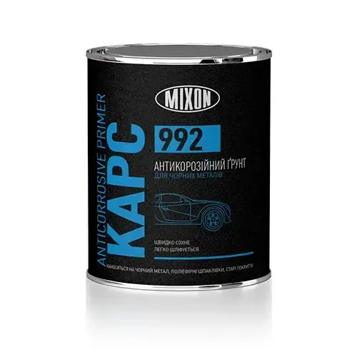 

Антикоррозийный грунт для авто MIXON 992 KAPC черный 1.1кг