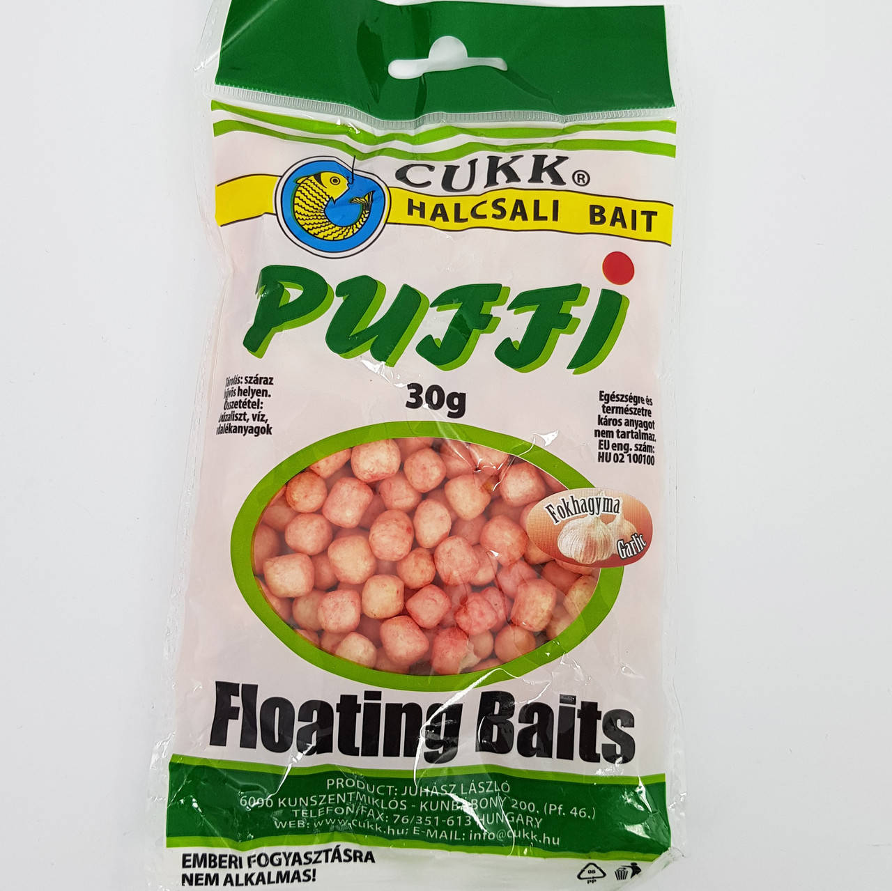 

Насадка тесто воздушное Cukk Puffi 30г 6-10мм (Чеснок)