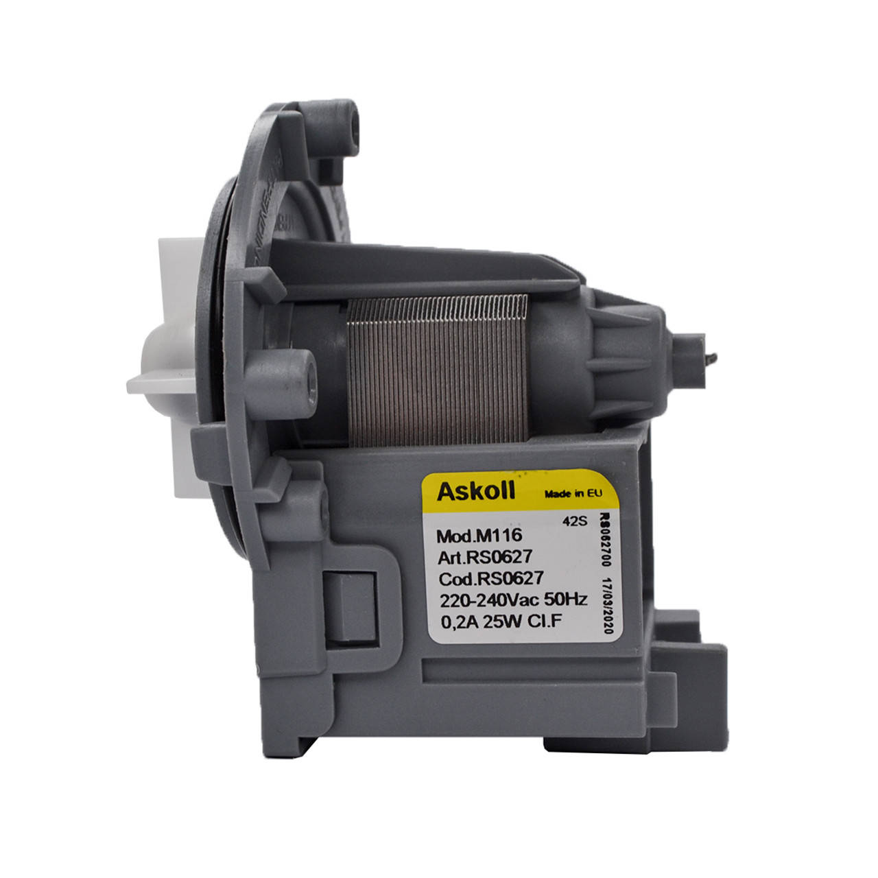 

Насос Askoll M116 на 3 самореза фишка спаренная сзади.