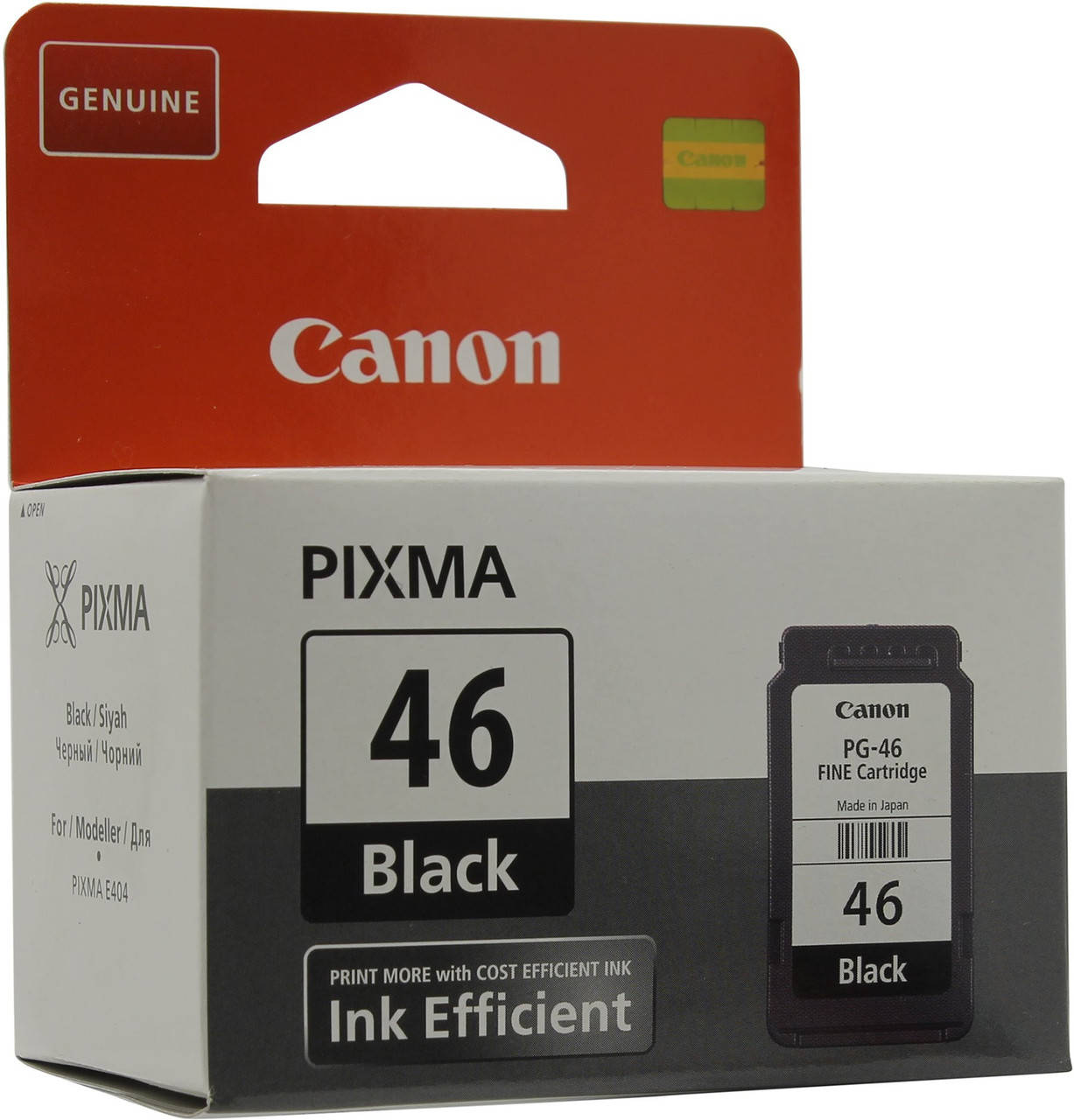

Картридж CANON (PG-46) Pixma E404/E464 Black (9059B001)