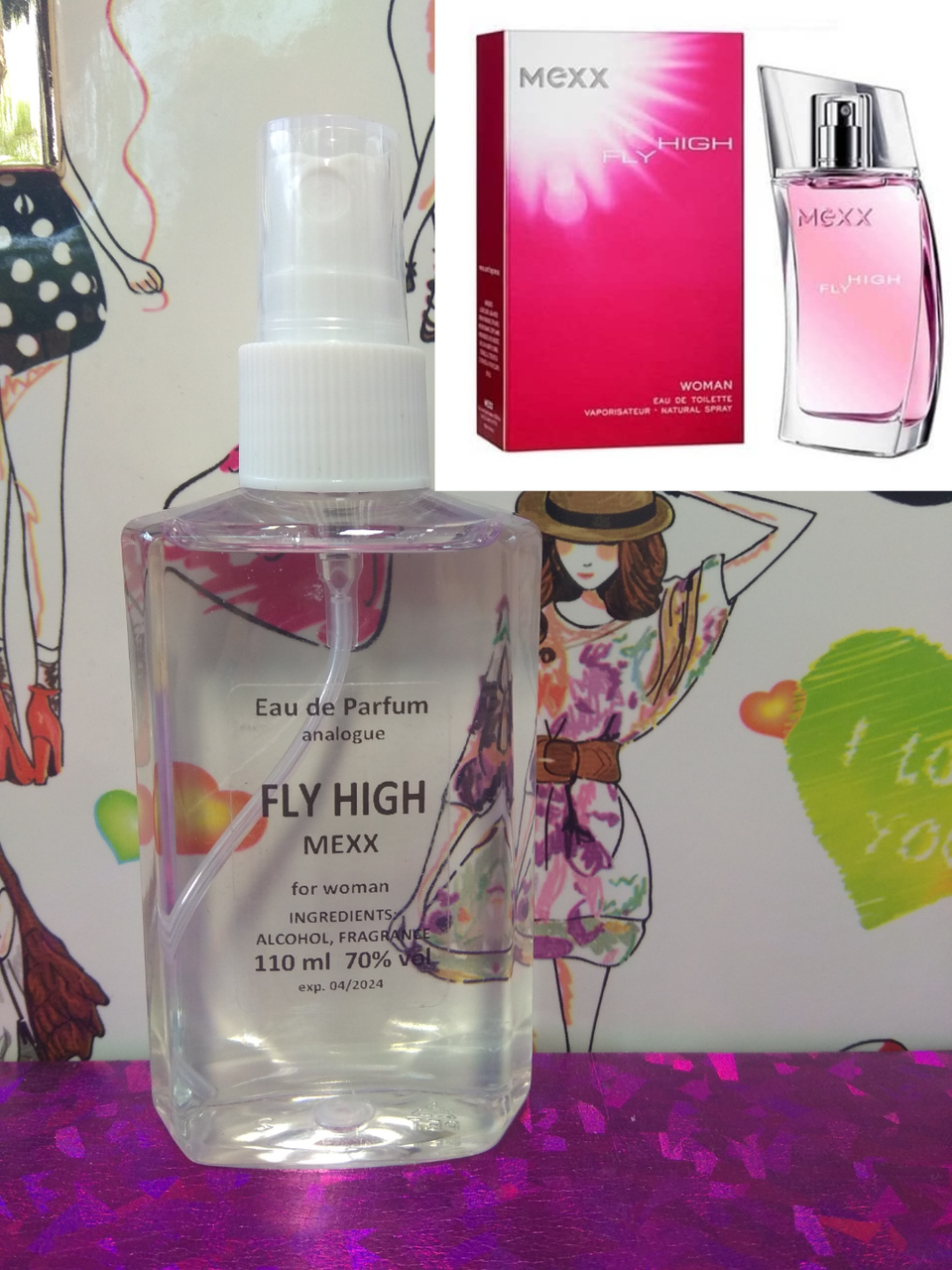 

Mexx Fly High Woman.Жіночі парфуми 110мл,50мл,30мл,15мл.Женские духи