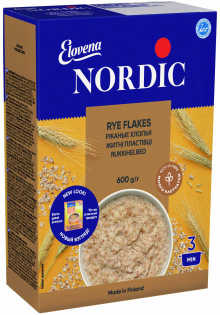 

Хлопья ржаные Nordic 600 г