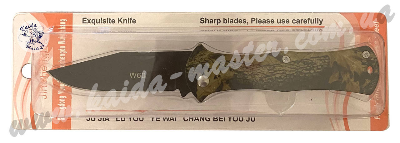 

Туристический складной нож JinShengDa, Черный